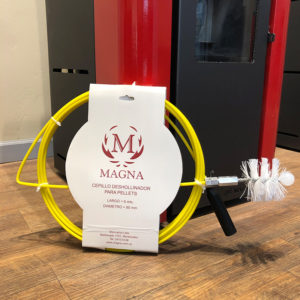 Cepillo deshollinador para Pellets